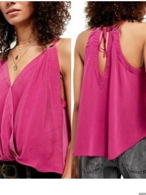 Free People “All Mine” Surplice Tank